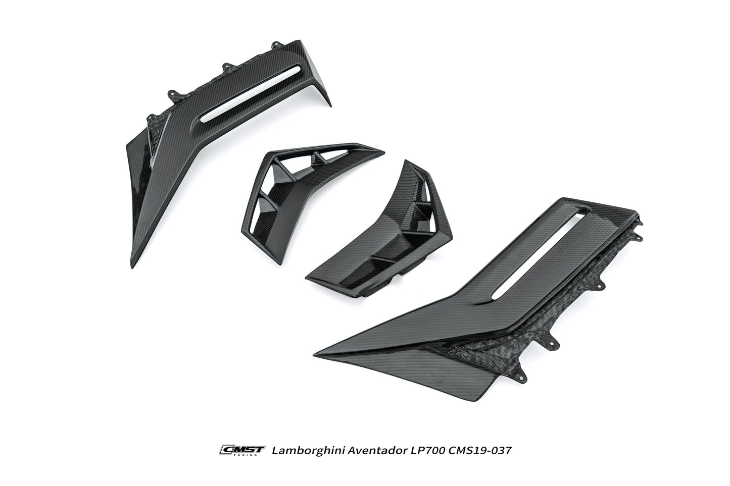 CMST Tuning Rear Quarter Panel Garnish Flares for Lamborghini Aventador LP700 LP720 S LP740 2012-2023 Dry Pre-Preg Carbon Fiber/FRP