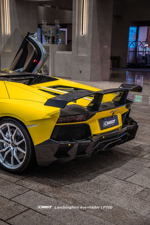 CMST Tuning V1 Rear Spoiler Wing for Lamborghini Aventador LP700 LP720 2012-2023 Dry Pre-preg Carbon Fiber / FRP