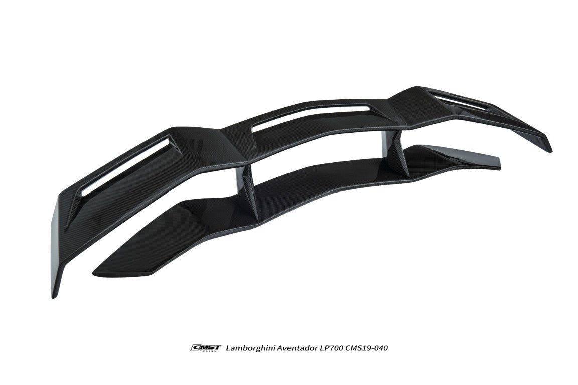 CMST Tuning V1 Rear Spoiler Wing for Lamborghini Aventador LP700 LP720 2012-2023 Dry Pre-preg Carbon Fiber / FRP
