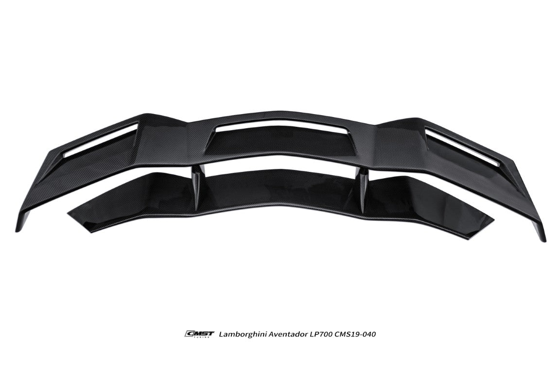 CMST Tuning V1 Rear Spoiler Wing for Lamborghini Aventador LP700 LP720 2012-2023 Dry Pre-preg Carbon Fiber / FRP