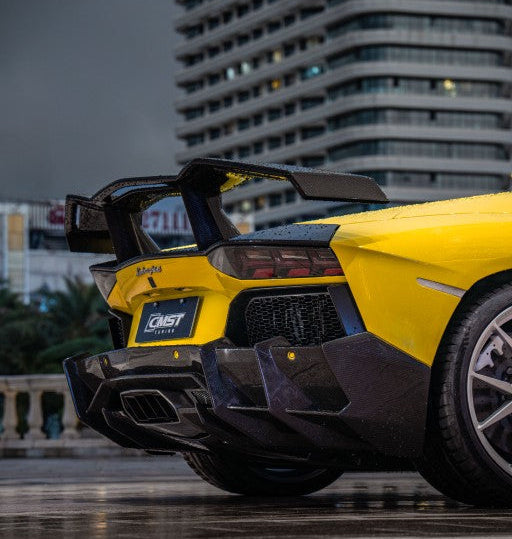CMST Tuning V1 Rear Spoiler Wing for Lamborghini Aventador LP700 LP720 2012-2023 Dry Pre-preg Carbon Fiber / FRP