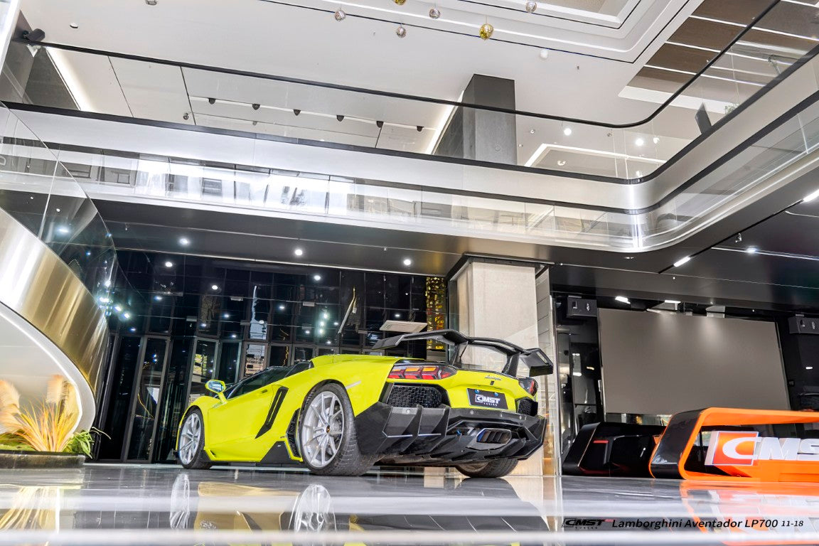 CMST Tuning V1 Rear Spoiler Wing for Lamborghini Aventador LP700 LP720 2012-2023 Dry Pre-preg Carbon Fiber / FRP