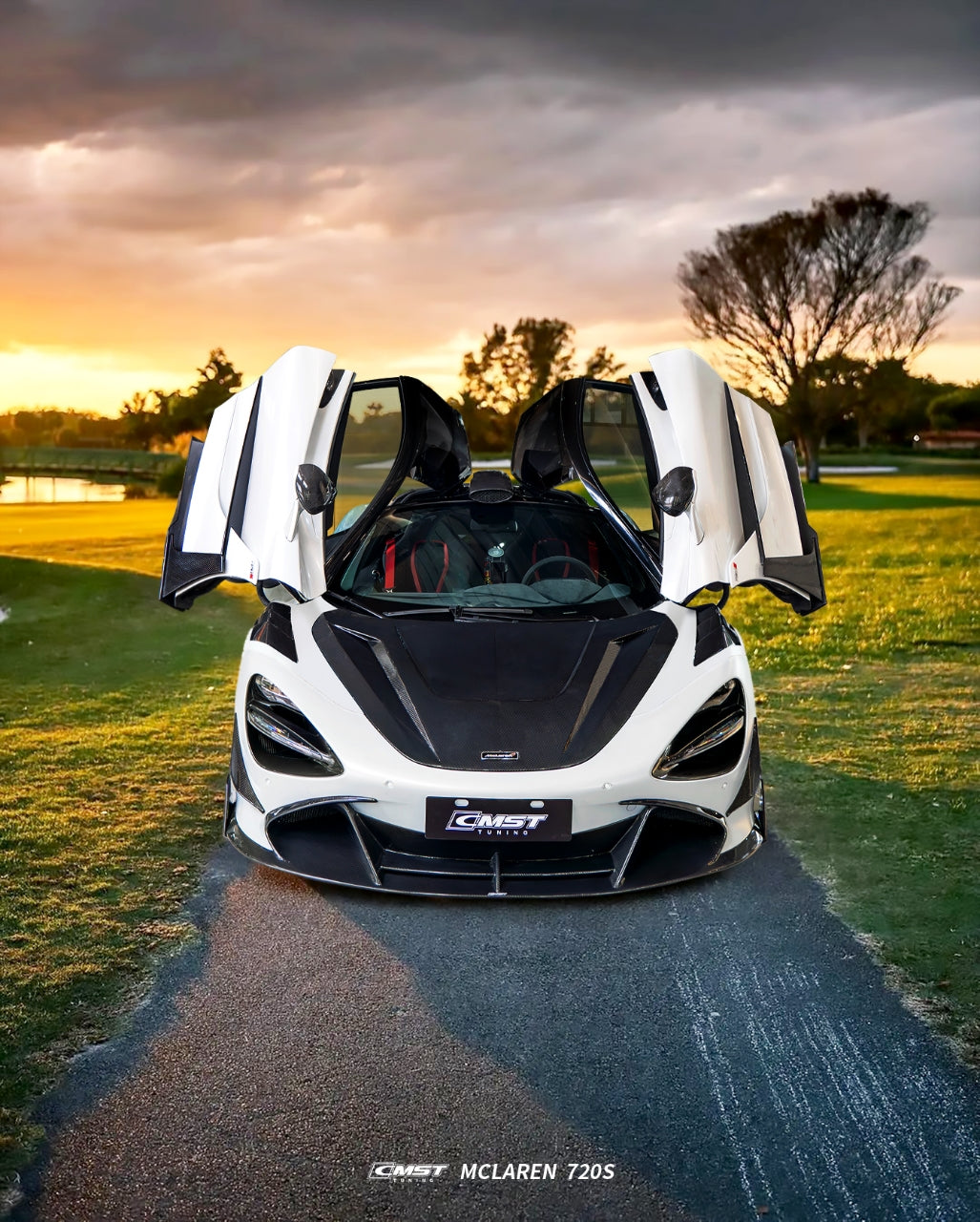CMST Tuning Front Canards for McLaren 720S 2018-2023 Dry Pre-preg Carbon Fiber / FRP
