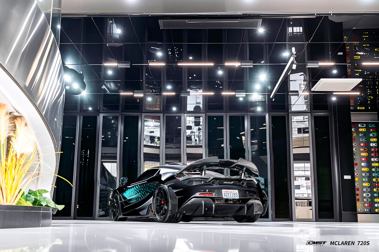 CMST Tuning Rear Bumper Side Valences for McLaren 720S 2018-2023 Dry Pre-preg Carbon Fiber / FRP