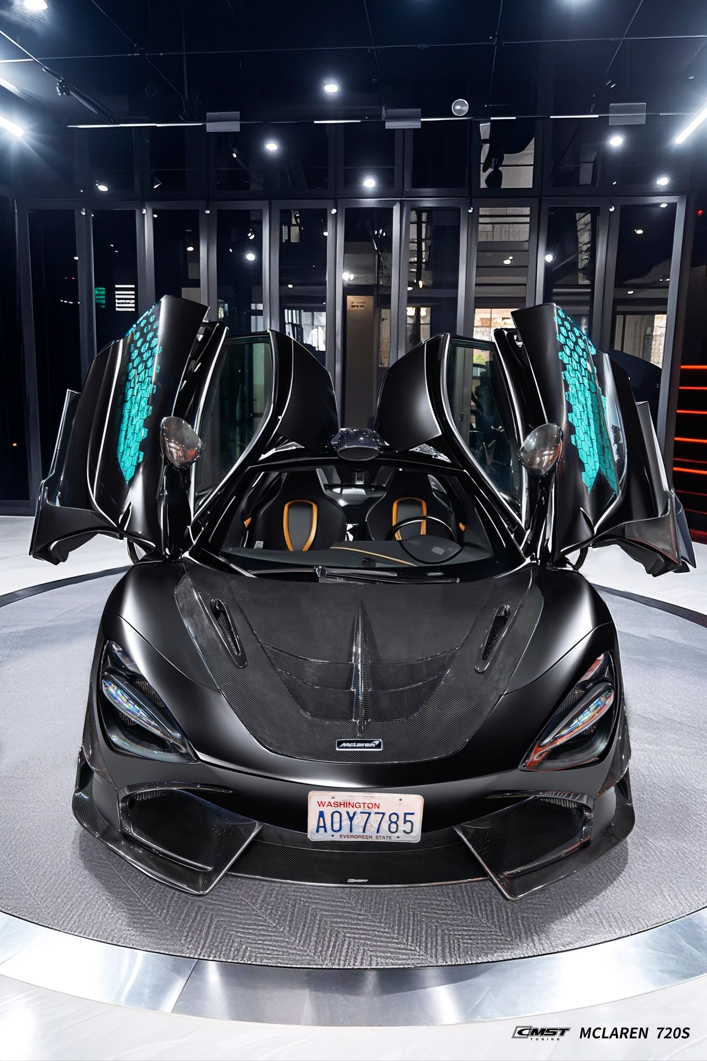 CMST Tuning V2 Front Lip for McLaren 720S 2018-2023 Dry Pre-preg Carbon Fiber / FRP