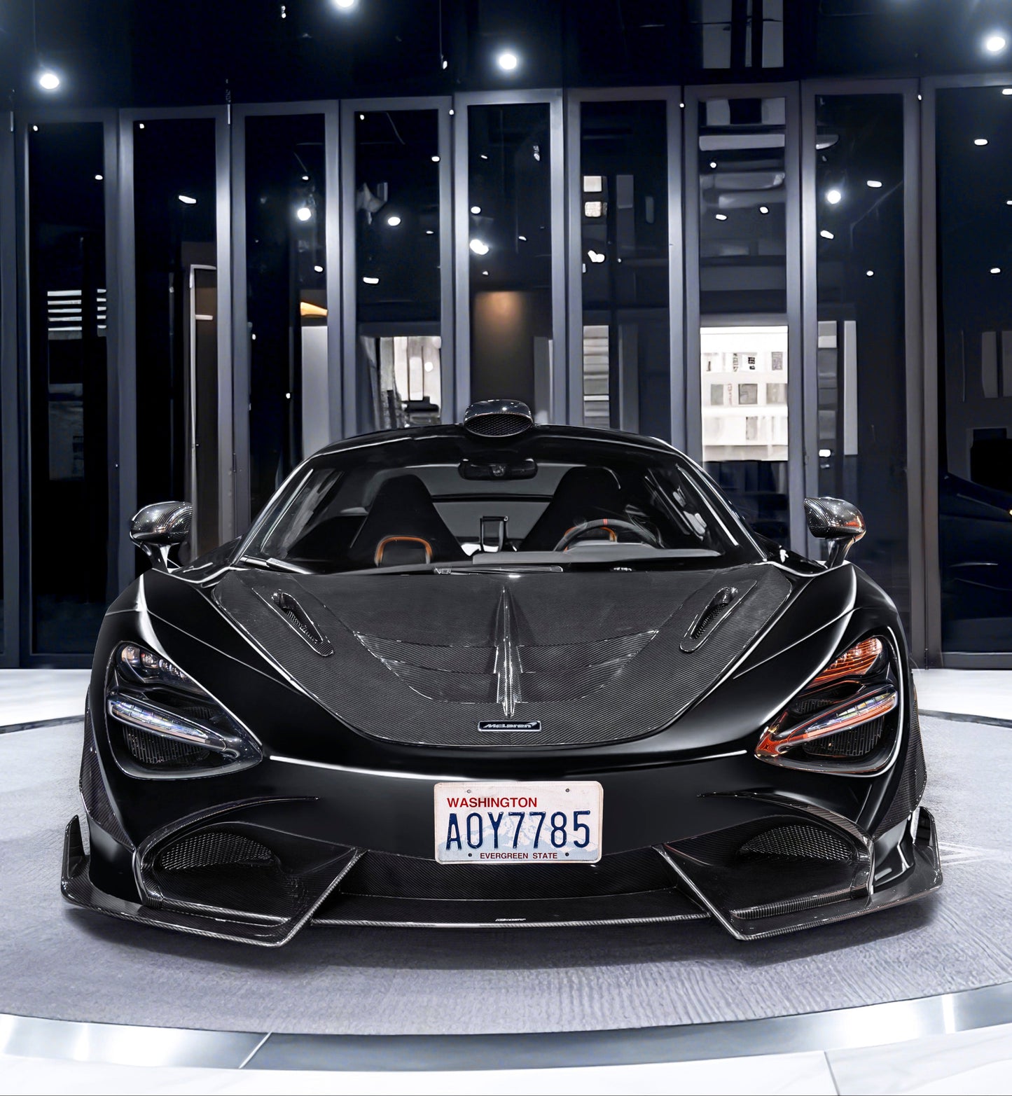 CMST Tuning V2 Front Lip for McLaren 720S 2018-2023 Dry Pre-preg Carbon Fiber / FRP