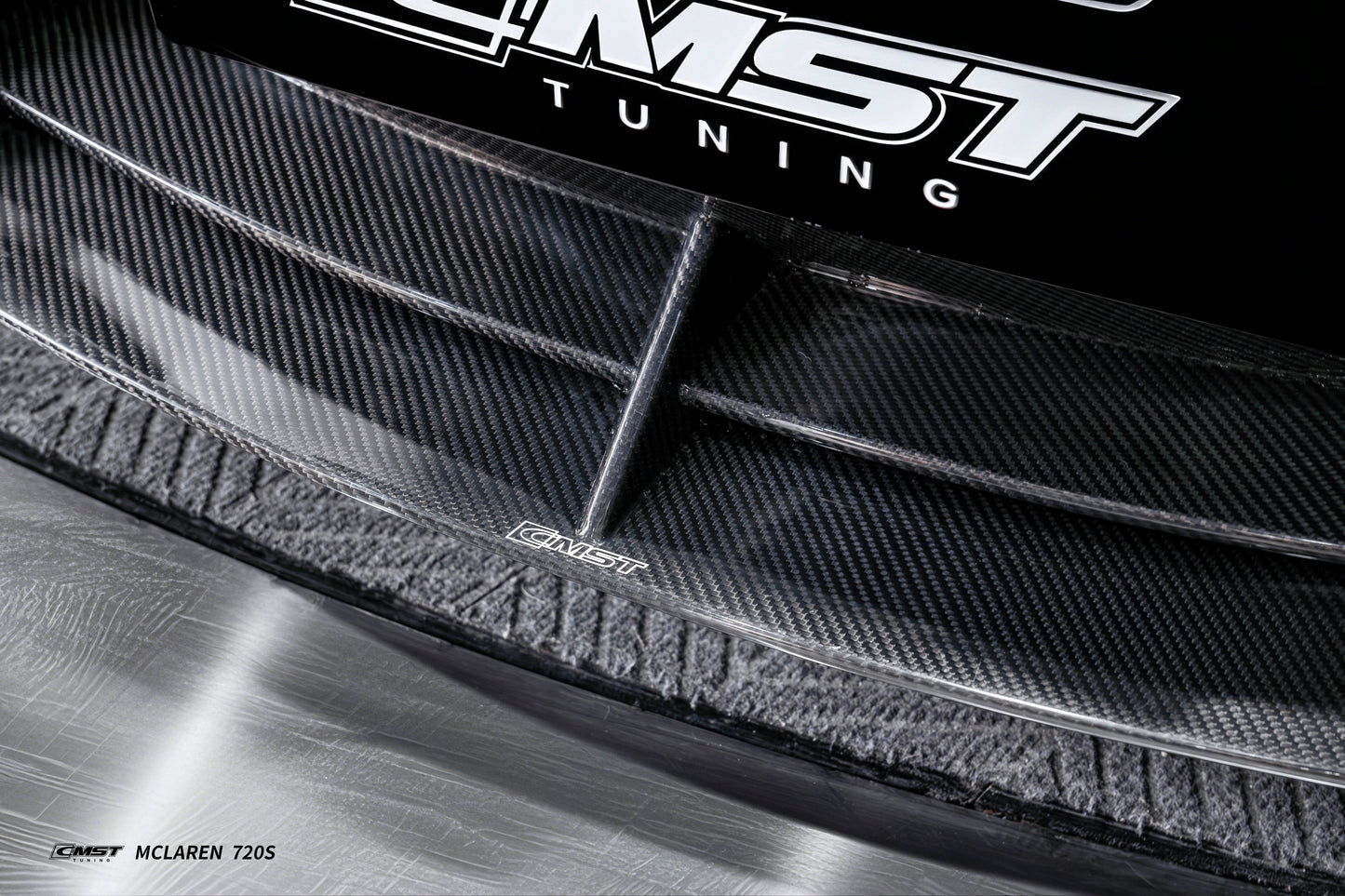 CMST Tuning V3 Front Lip for McLaren 720S 2018-2023 Dry Pre-preg Carbon Fiber / FRP