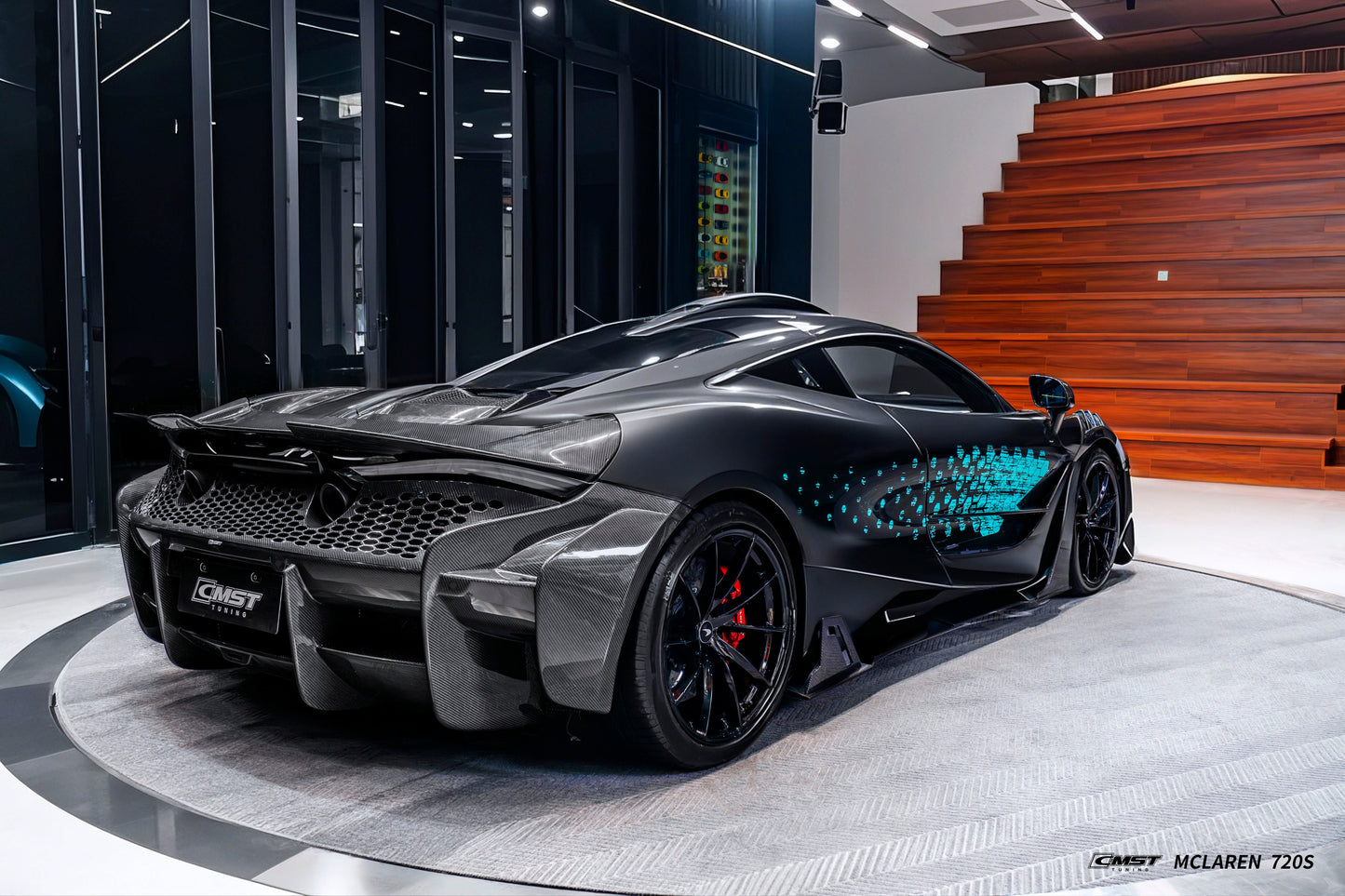 CMST Tuning Rear Bumper & Diffuser for McLaren 720S 2018-2023 Dry Pre-preg Carbon Fiber / FRP