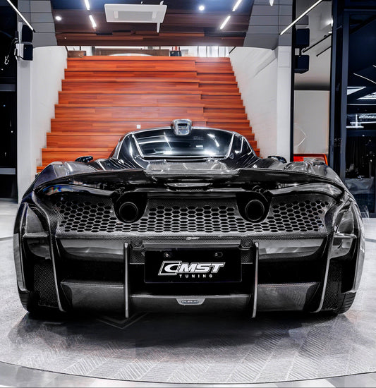 CMST Tuning Rear Bumper & Diffuser for McLaren 720S 2018-2023 Dry Pre-preg Carbon Fiber / FRP