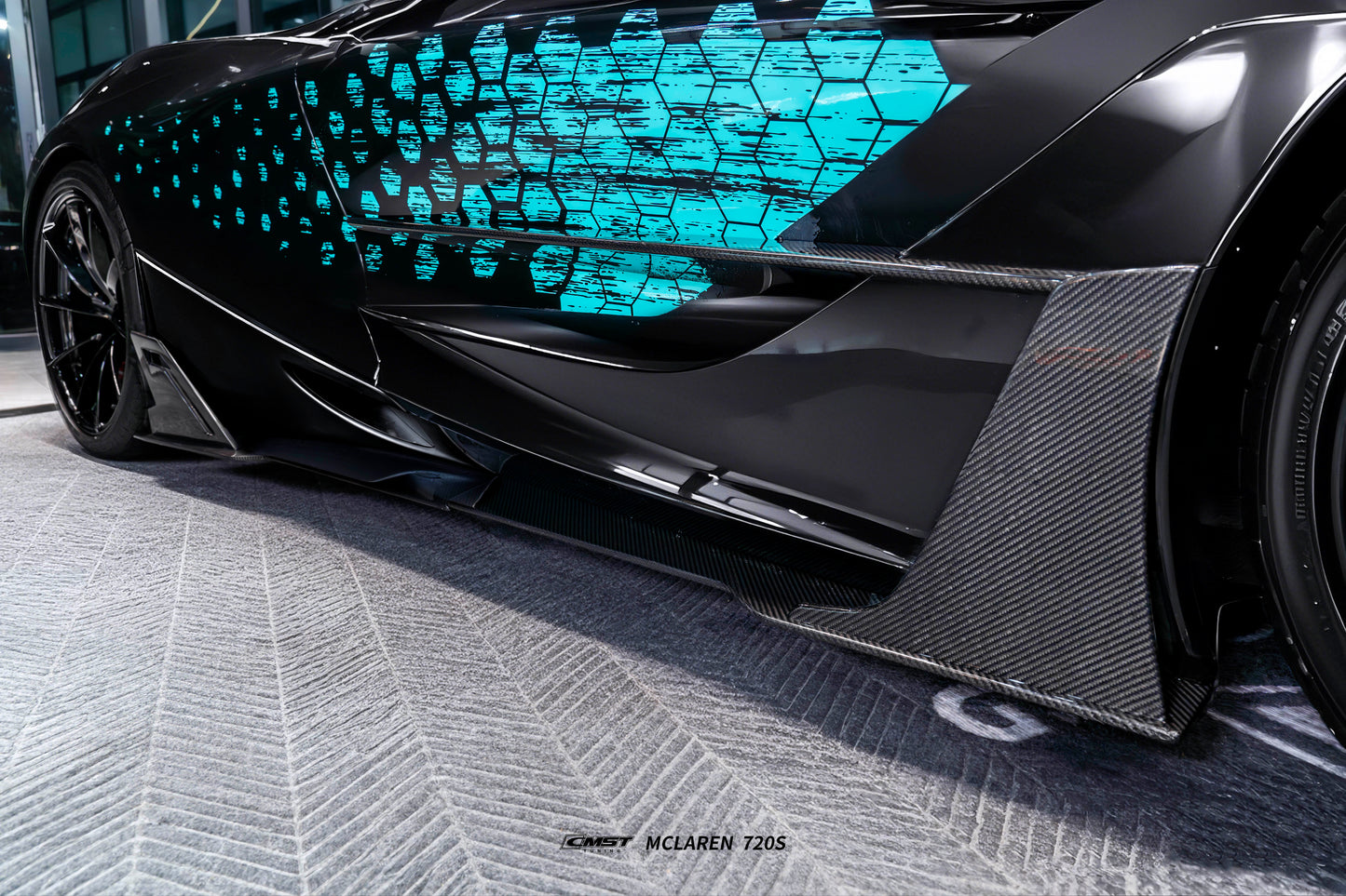 CMST Tuning Door Side Blades for McLaren 720S & 750S & 765LT Dry Pre-preg Carbon Fiber / FRP