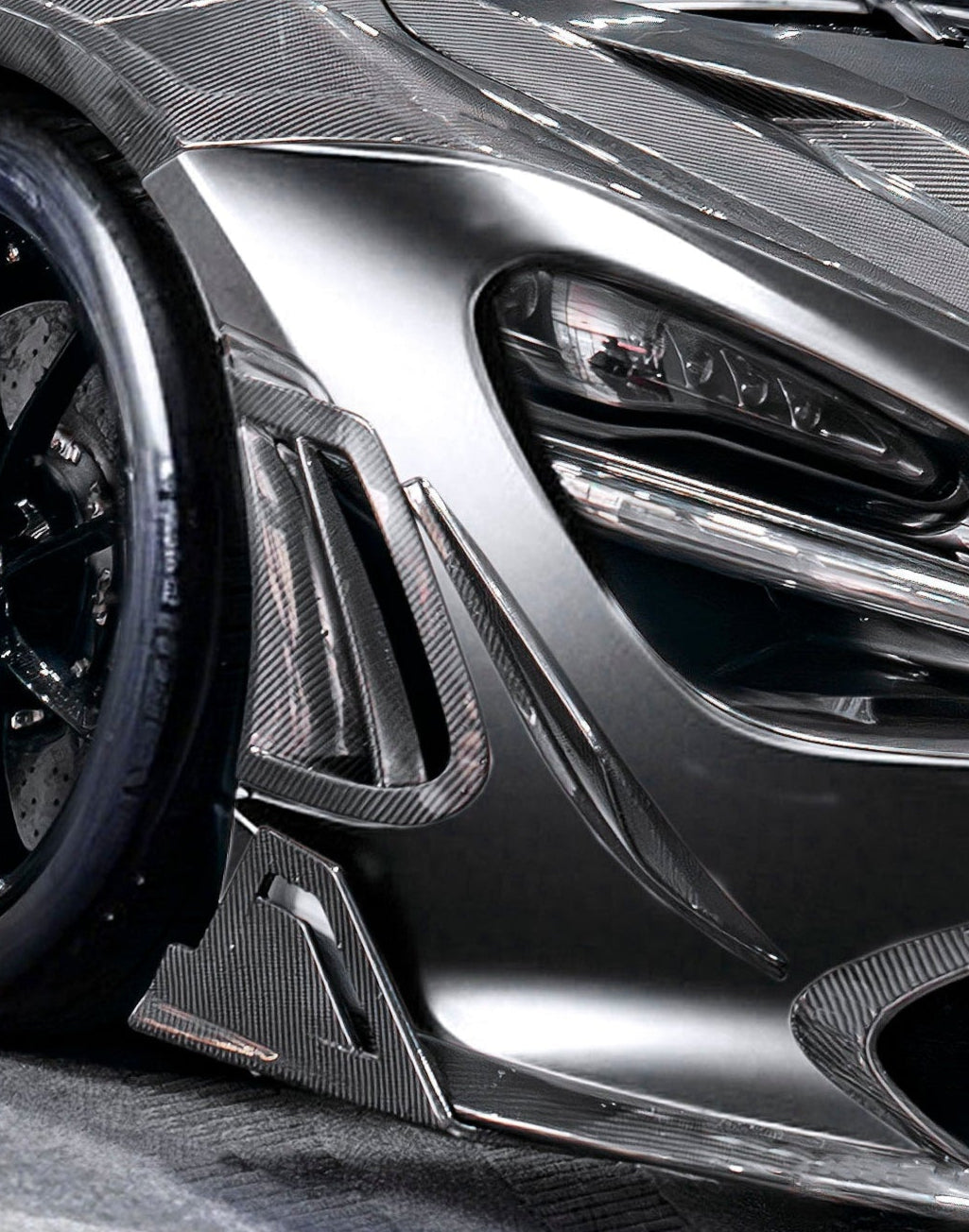 CMST Tuning Upper Valences for McLaren 720S 2018-2023 Dry Pre-preg Carbon Fiber / FRP