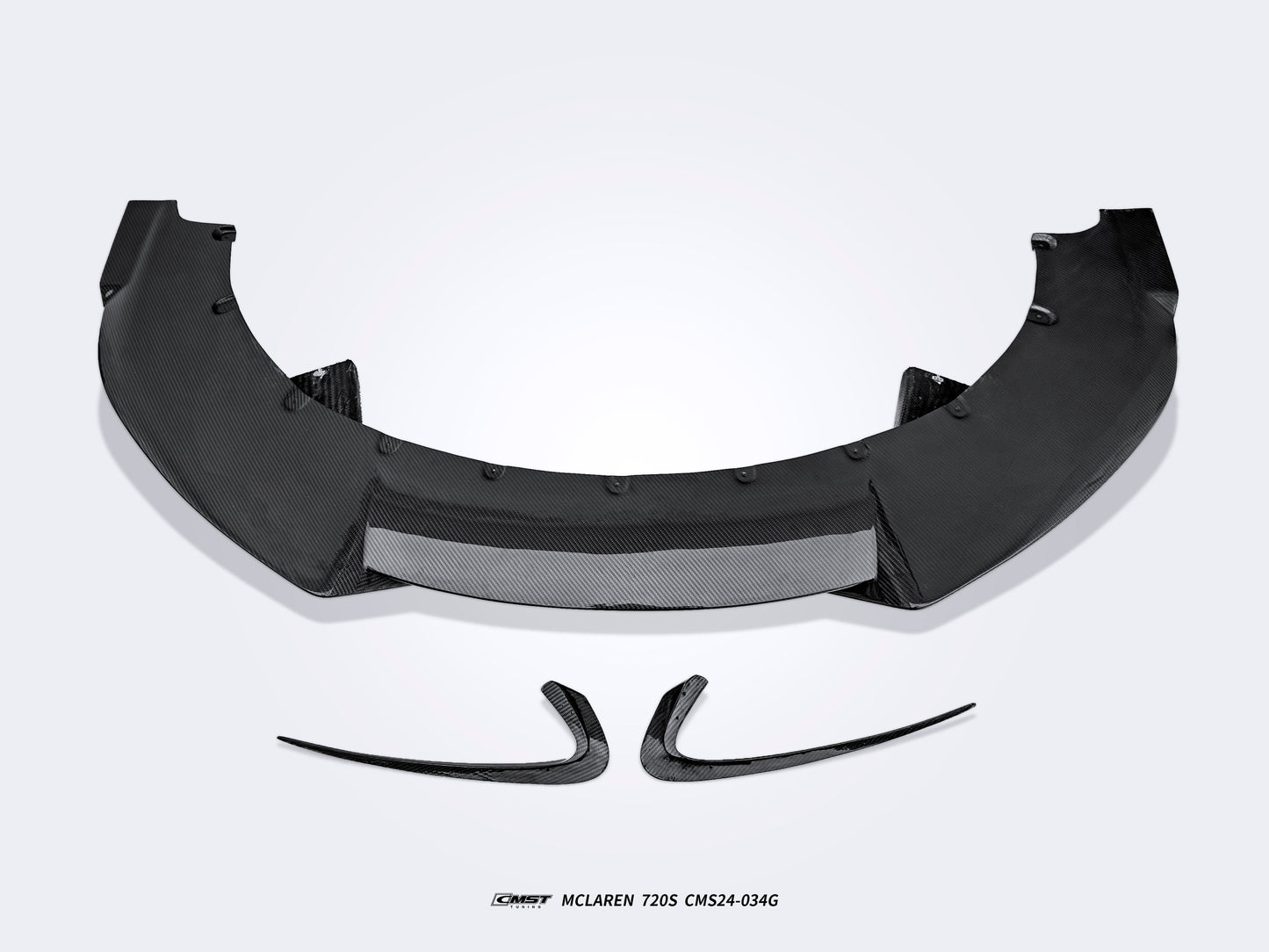 CMST Tuning V2 Front Lip for McLaren 720S 2018-2023 Dry Pre-preg Carbon Fiber / FRP