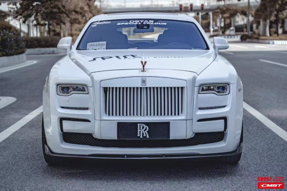 CMST Tuning Front Bumper & Lip for Rolls-Royce Ghost First Generation Series II 2015-2020 Carbon Fiber / FRP