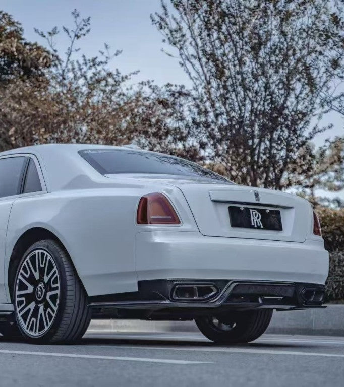 CMST Tuning Rear Bumper & Diffuser for Rolls-Royce Ghost First Generation Series II 2015-2020 Carbon Fiber / FRP