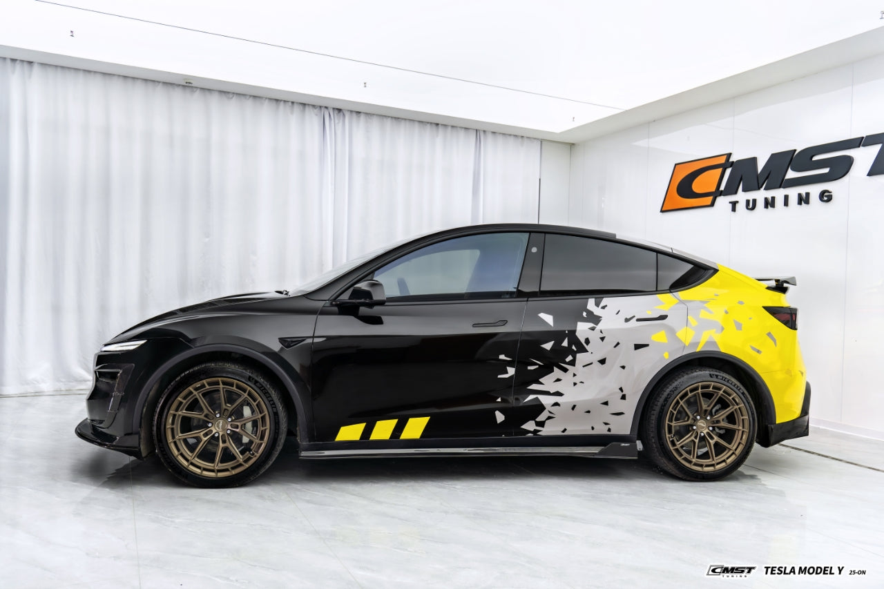 CMST Tuning V1 Front Lip for Tesla Model Y Juniper 2026-ON Carbon Fiber / FRP