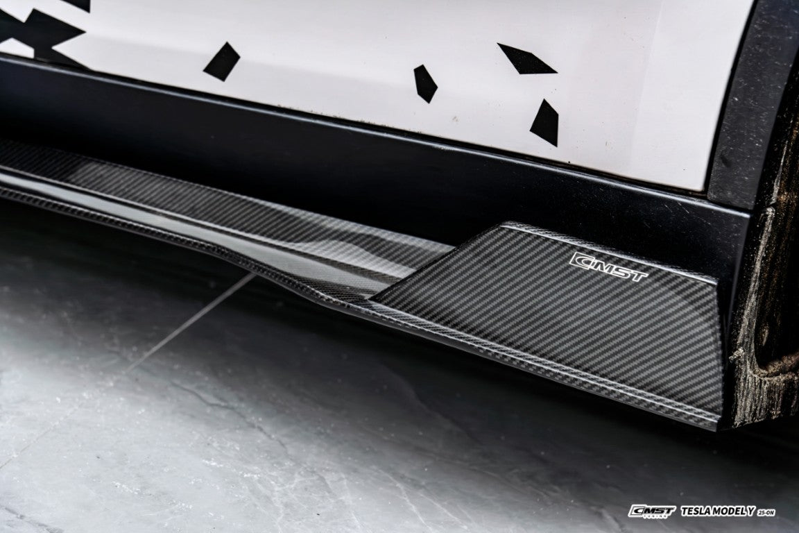 CMST Tuning V1 Side Skirts for Tesla Model Y Juniper 2026-ON Carbon Fiber / FRP