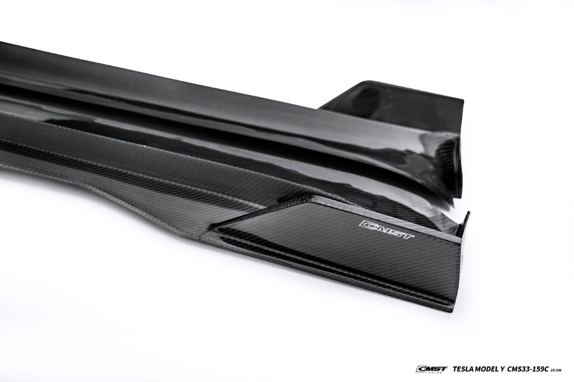 CMST Tuning V1 Side Skirts for Tesla Model Y Juniper 2026-ON Carbon Fiber / FRP