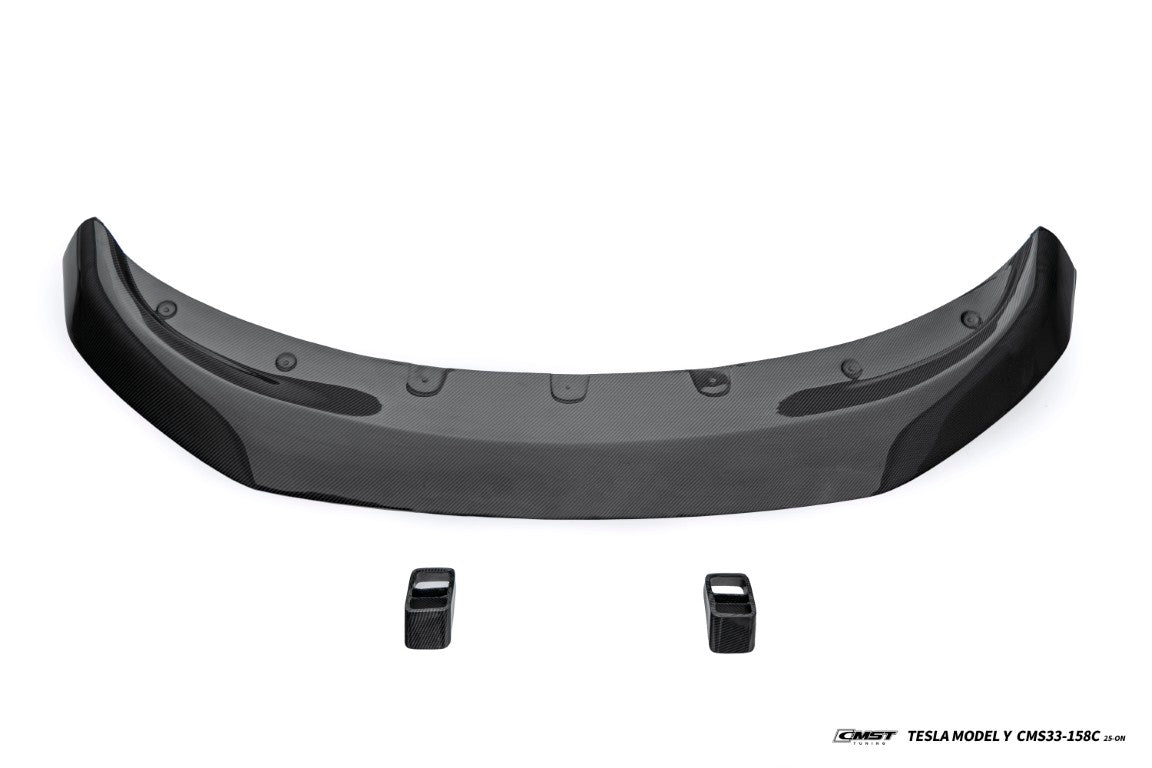 CMST Tuning V2 Front Lip for Tesla Model Y Juniper 2026-ON Carbon Fiber / FRP