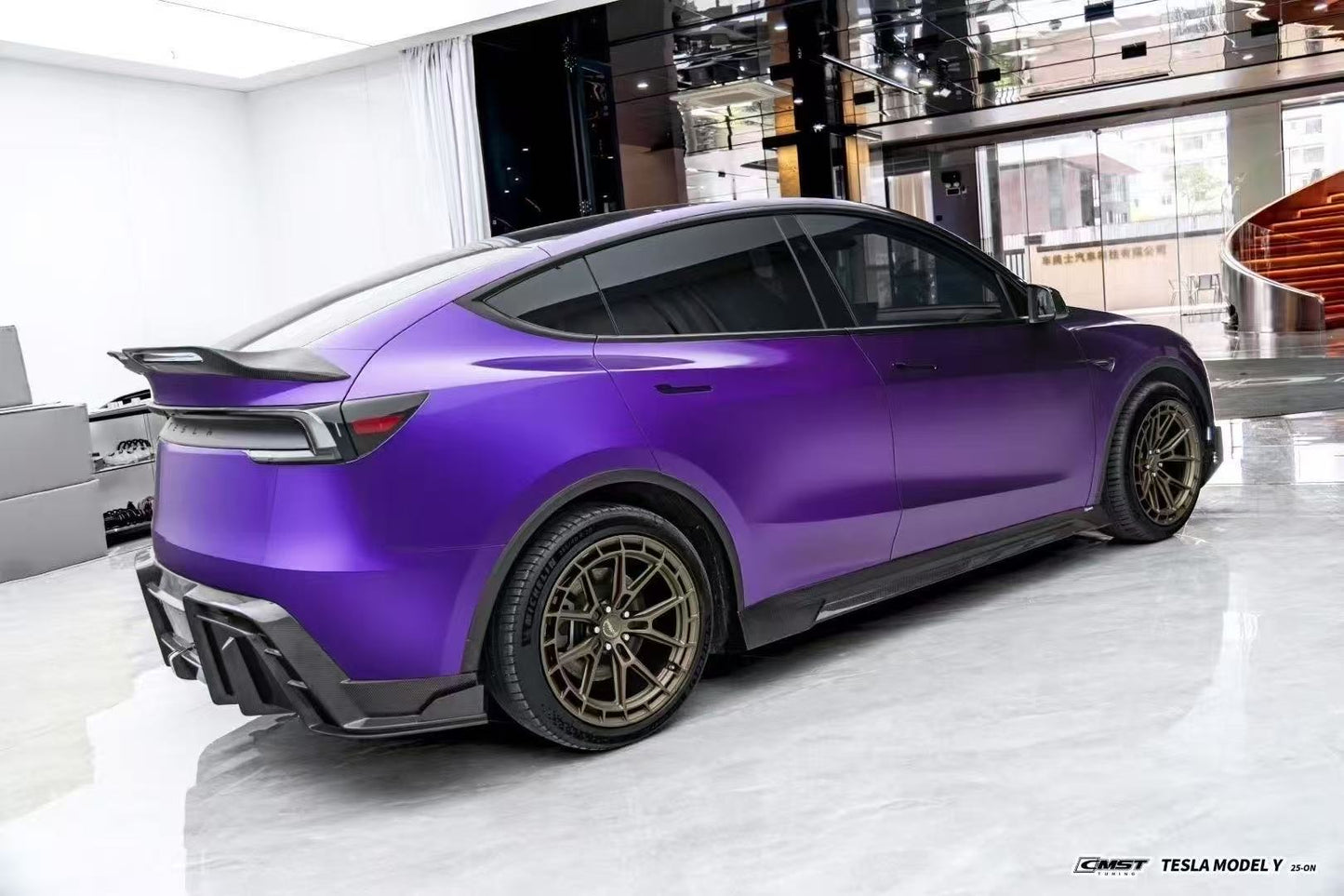 CMST Tuning V2 Rear Diffuser for Tesla Model Y Juniper 2026-ON Carbon Fiber / FRP
