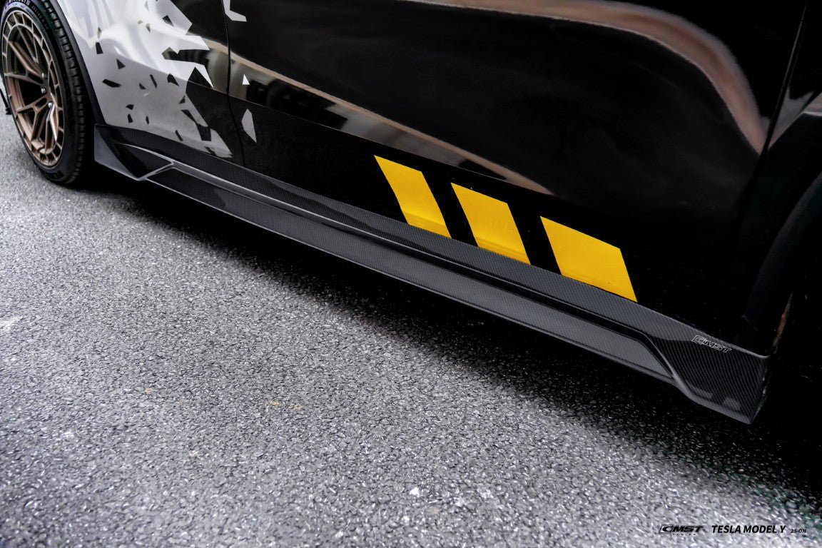 CMST Tuning V2 Side Skirts for Tesla Model Y Juniper 2026-ON Carbon Fiber / FRP