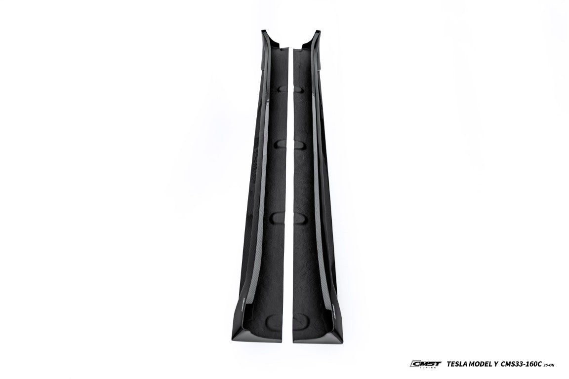 CMST Tuning V2 Side Skirts for Tesla Model Y Juniper 2026-ON Carbon Fiber / FRP