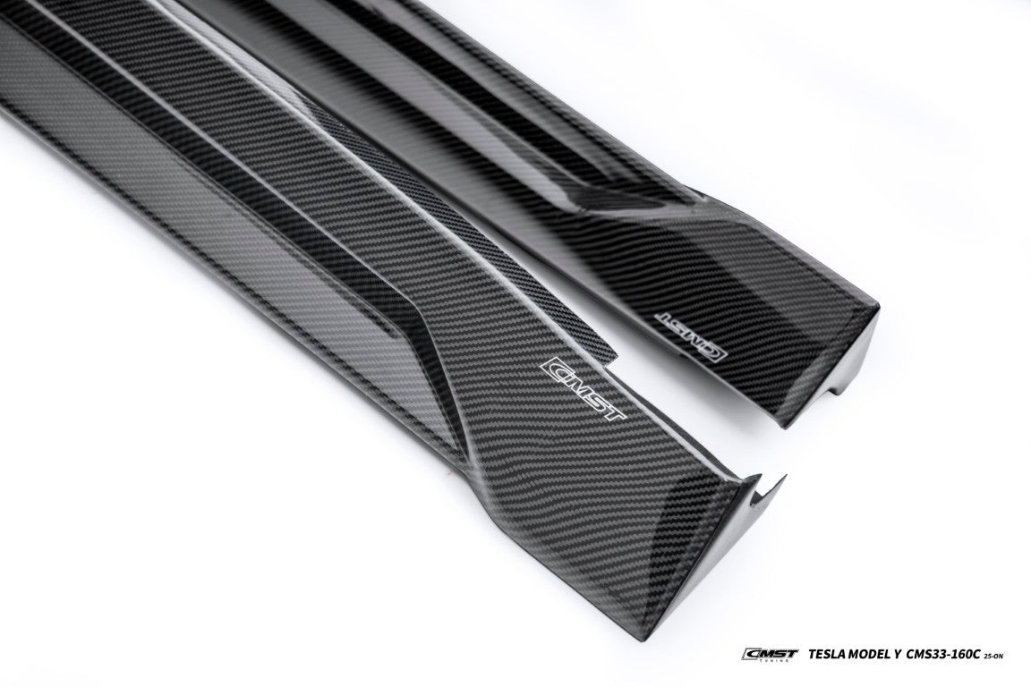 CMST Tuning V2 Side Skirts for Tesla Model Y Juniper 2026-ON Carbon Fiber / FRP