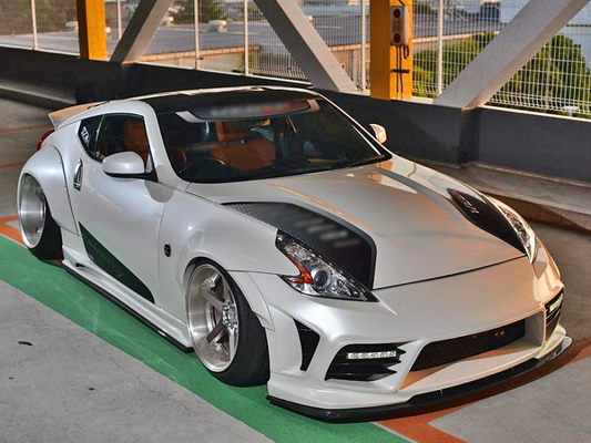 EPR USA WEBERSPORT Style Front Fender for Nissan 370Z Sport Touring Base Fairlady Z Z34 Pre-LCI & LCI & Nismo V1 & V2 Carbon Fiber / FRP