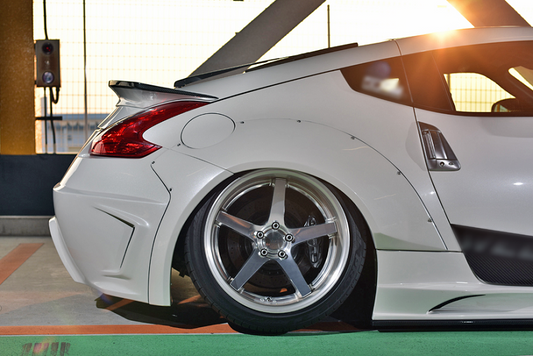 EPR USA WEBERSPORT Style Rear Arches for Nissan 370Z Sport Touring Base Fairlady Z Z34 Pre-LCI & LCI & Nismo V1 & V2 Carbon Fiber / FRP