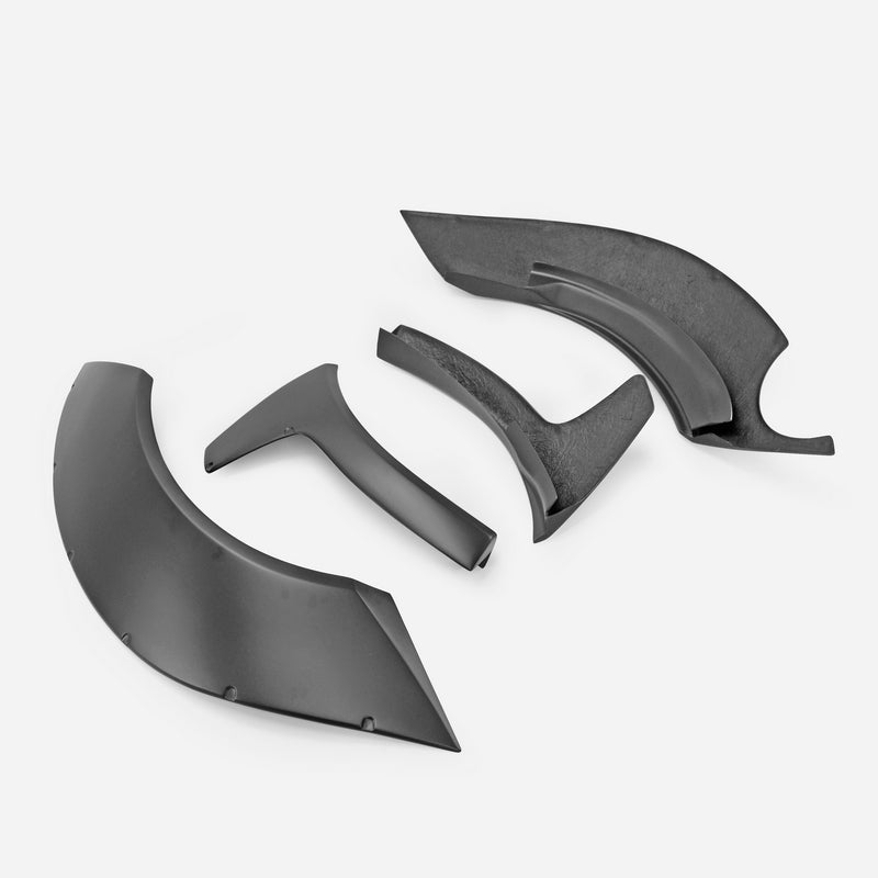 EPR USA WEBERSPORT Style Rear Arches for Nissan 370Z Sport Touring Base Fairlady Z Z34 Pre-LCI & LCI & Nismo V1 & V2 Carbon Fiber / FRP