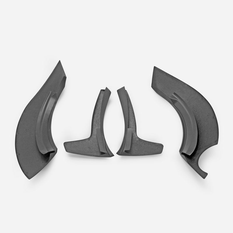 EPR USA WEBERSPORT Style Rear Arches for Nissan 370Z Sport Touring Base Fairlady Z Z34 Pre-LCI & LCI & Nismo V1 & V2 Carbon Fiber / FRP
