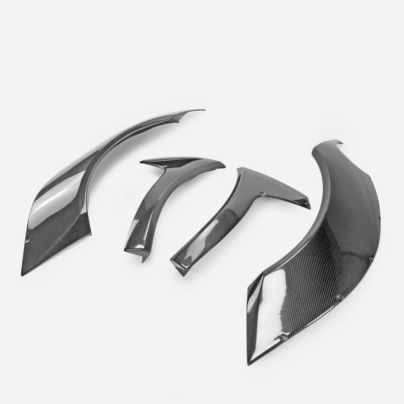 EPR USA WEBERSPORT Style Rear Arches for Nissan 370Z Sport Touring Base Fairlady Z Z34 Pre-LCI & LCI & Nismo V1 & V2 Carbon Fiber / FRP