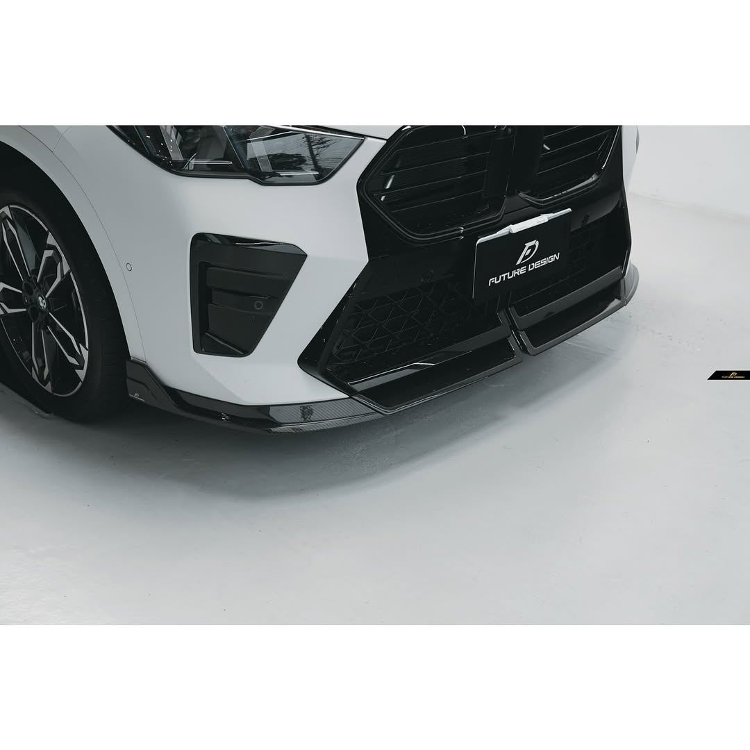 Future Design V1 Front Lip for BMW X2 IX2 M35i sDrive28i xDrive28i U10 2024-ON Dry Pre-preg Carbon/FRP