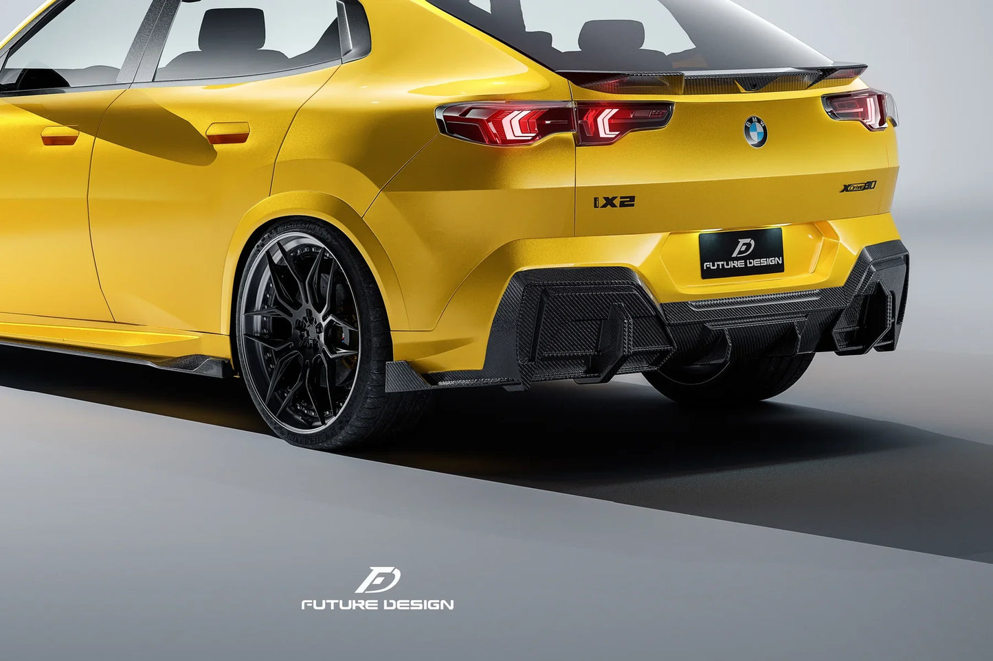 Future Design Rear Spoiler for BMW X2 IX2 M35i sDrive28i xDrive28i U10 2024-ON Dry Pre-preg Carbon Fiber/FRP