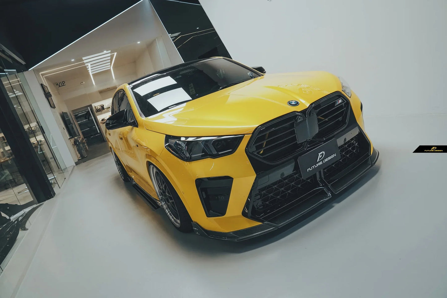 Future Design V1 Front Lip for BMW X2 IX2 M35i sDrive28i xDrive28i U10 2024-ON Dry Pre-preg Carbon/FRP