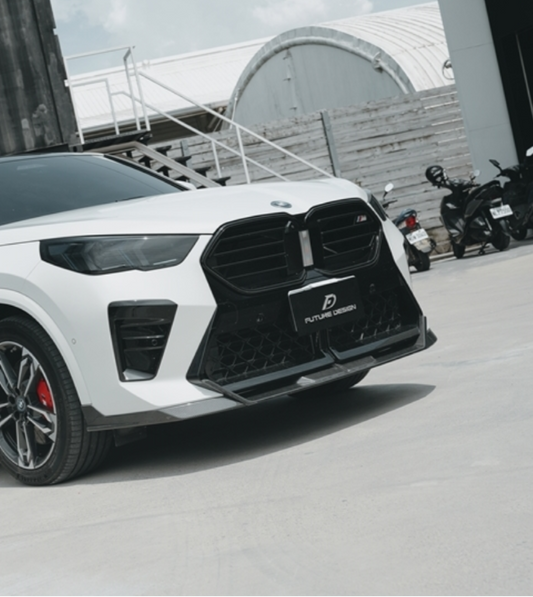 Future Design V2 Front Lip for BMW X2 IX2 M35i sDrive28i xDrive28i U10 2024-ON Dry Pre-preg Carbon/FRP