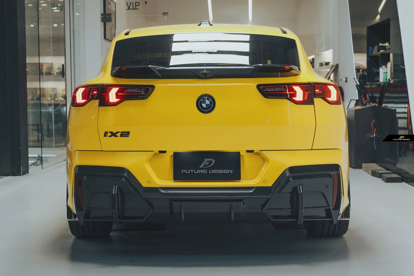 Future Design Rear Diffuser for BMW X2 IX2 sDrive28i xDrive28i U10 2024-ON Dry Pre-preg Carbon Fiber/FRP