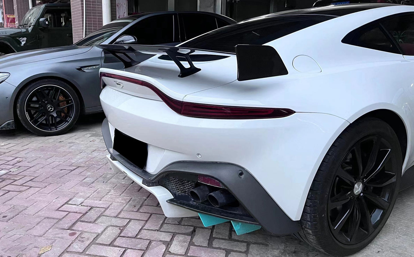 G Performance F1 Style Rear Wing for Aston Martin Vantage V8 V12 2019-2023 Carbon Fiber