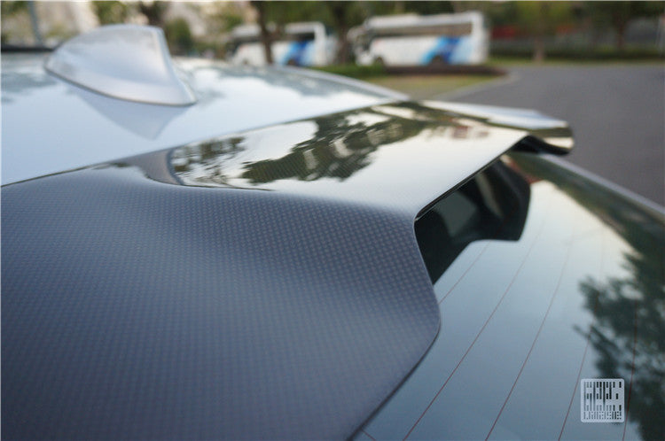 Geex Village Rear Roof Spoiler for BMW 3 Series 340i 335i 330i 335d 330d 325d F30 Sedan 2012-2019 Carbon Fiber
