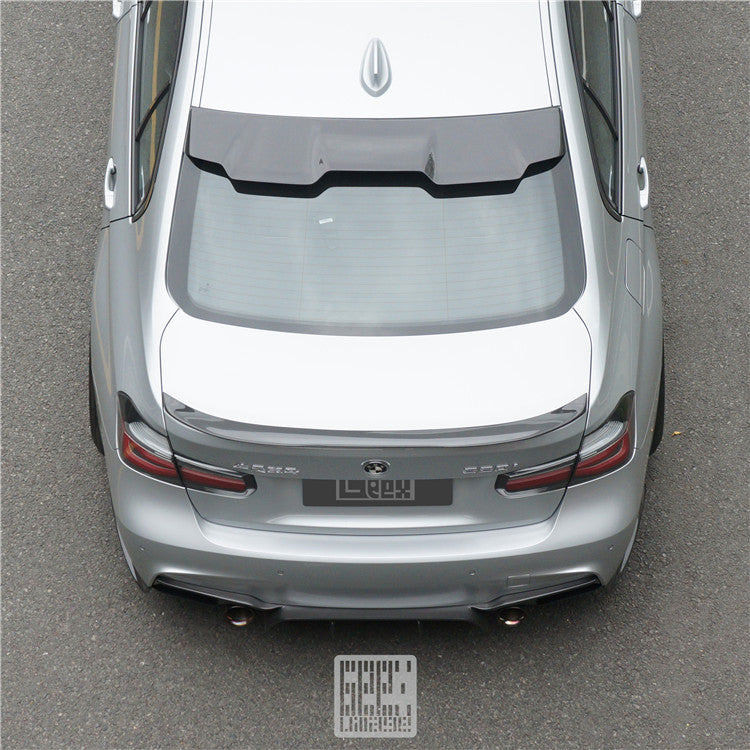 Geex Village Rear Roof Spoiler for BMW 3 Series 340i 335i 330i 335d 330d 325d F30 Sedan 2012-2019 Carbon Fiber