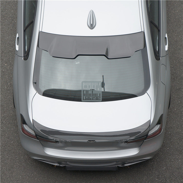 Geex Village Rear Roof Spoiler for BMW 3 Series 340i 335i 330i 335d 330d 325d F30 Sedan 2012-2019 Carbon Fiber