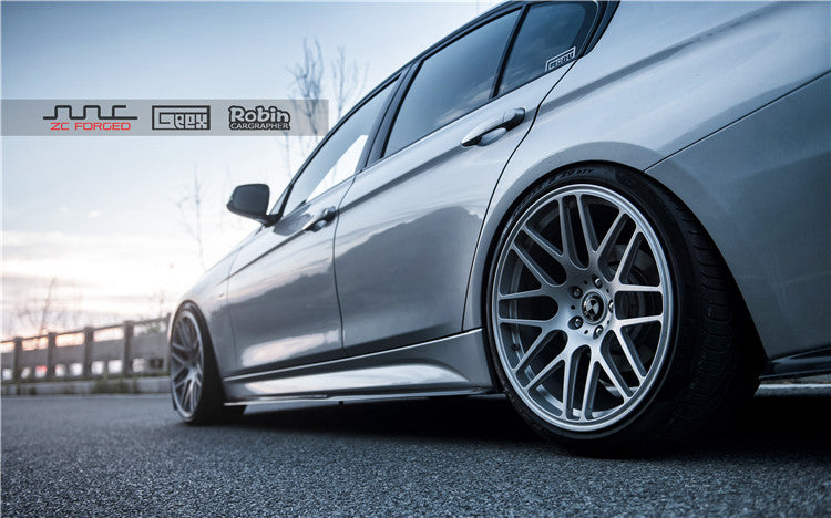 Geex Village Side Skirts for BMW 3 Series M Sport 340i 335i F30 F31 2012-2019 Carbon Fiber