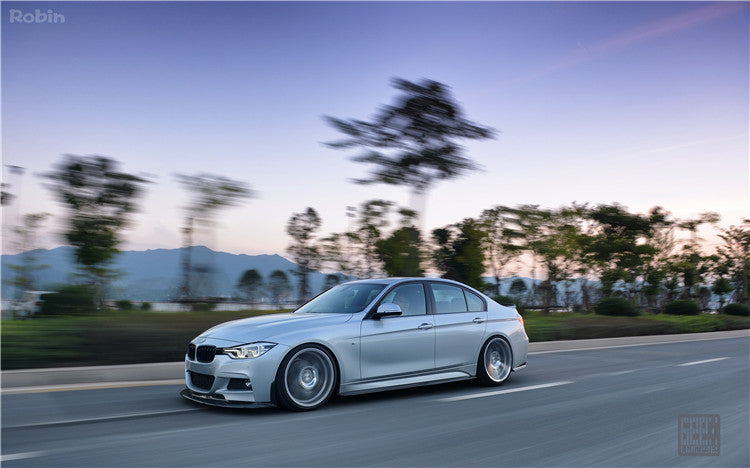 Geex Village Side Skirts for BMW 3 Series M Sport 340i 335i F30 F31 2012-2019 Carbon Fiber