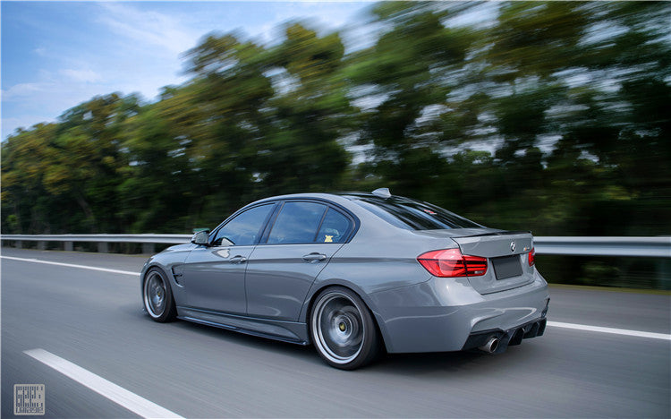 Geex Village Side Skirts for BMW 3 Series M Sport 340i 335i F30 F31 2012-2019 Carbon Fiber
