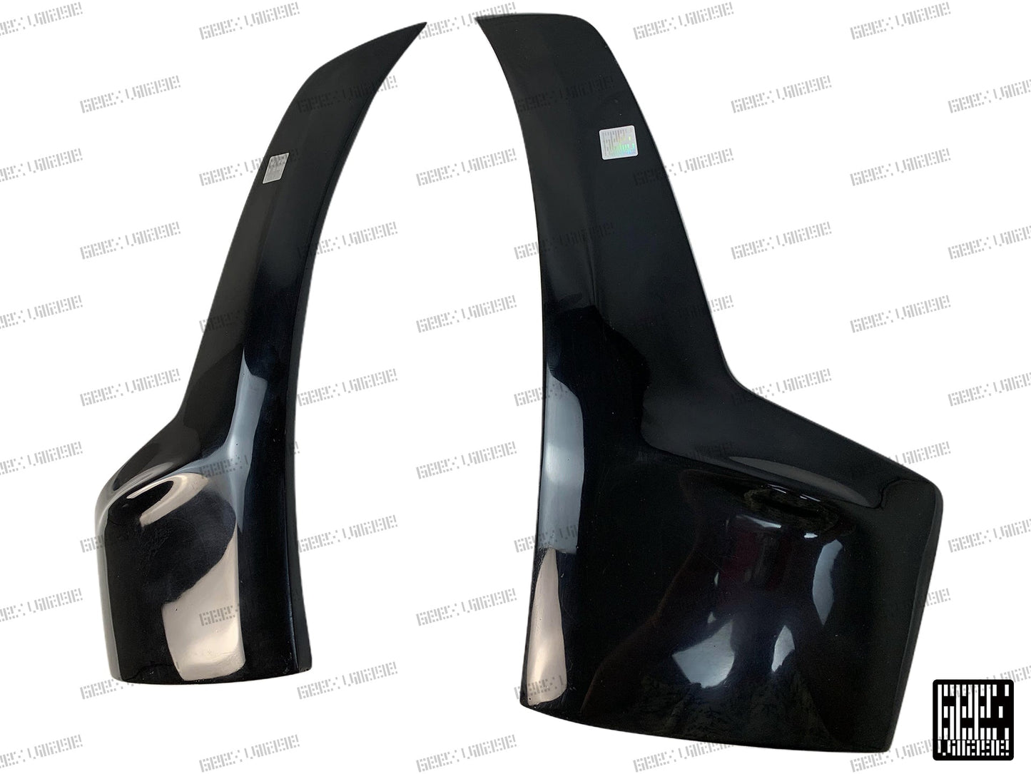 Geex Village V2 Front Bumper Air Diverter Canards & Lip for BMW M Sport 340i 335i F30 2012-2019 Carbon Fiber/FRP