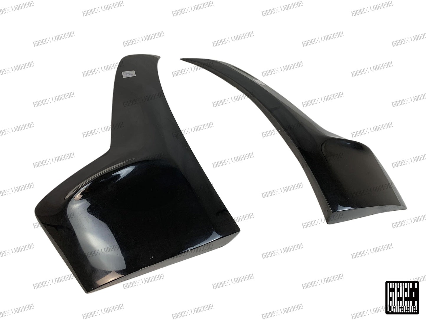 Geex Village V2 Front Bumper Air Diverter Canards & Lip for BMW M Sport 340i 335i F30 2012-2019 Carbon Fiber/FRP