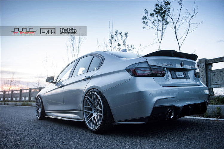 Geex Village Rear Diffuser & Undertray for BMW 3 Series M Sport 340i 335i F30 2012-2019 Carbon Fiber