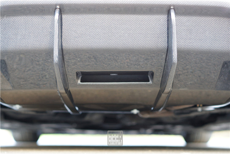 Geex Village Rear Diffuser & Undertray for BMW 3 Series M Sport 340i 335i F30 2012-2019 Carbon Fiber