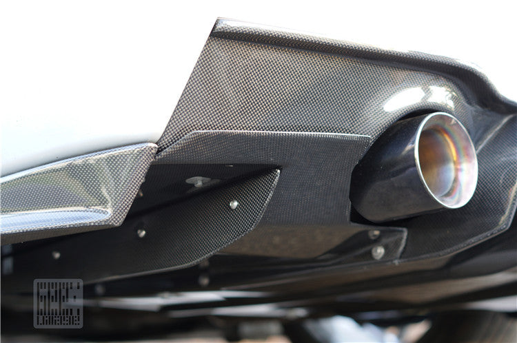 Geex Village Rear Diffuser & Undertray for BMW 3 Series M Sport 340i 335i F30 2012-2019 Carbon Fiber
