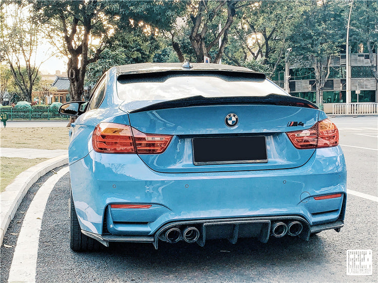 Geex Village Rear Roof Spoiler for BMW 4 Series 440i 435i F32 & M4 F82 Coupe 2014-2020 Carbon Fiber