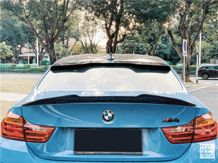 Geex Village Rear Roof Spoiler for BMW 4 Series 440i 435i F32 & M4 F82 Coupe 2014-2020 Carbon Fiber